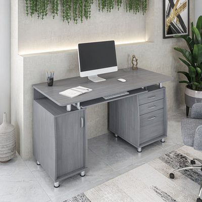 Harris 48" Floating Computer Desk with Drawers and Storage