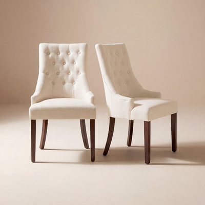 Aalbert Tufted Wingback Upholstered Side Chairs