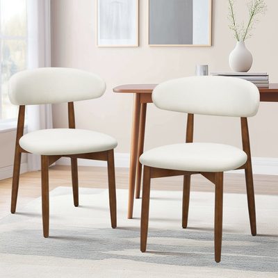 Maylon Upholstered Solid Wood Frame Side Chairs