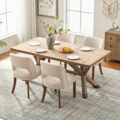 Upholstered Dining Side Chairs, Set of 4