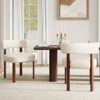 Modern PU Leather Upholstered Side Dining Chair