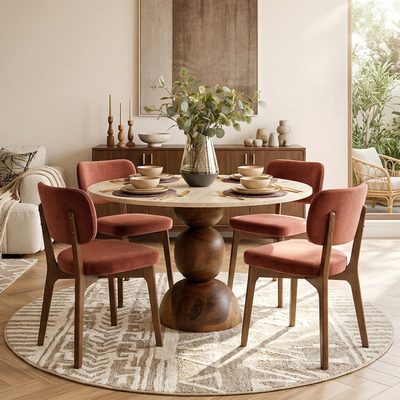 Modern Velvet Dining Chairs, Set of 4
