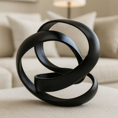 Decorative Metal Knot Sculpture