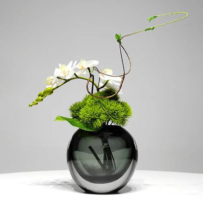 Dainara Artificial Flower Arrangement in Glass Vase