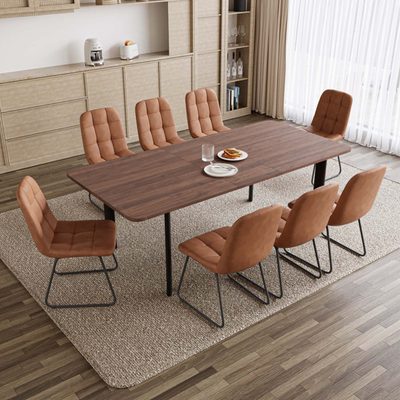 8-Person Modern Extendable Kitchen Dining Set