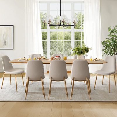 Atkins 8-Person Dining Set with Expandable Table
