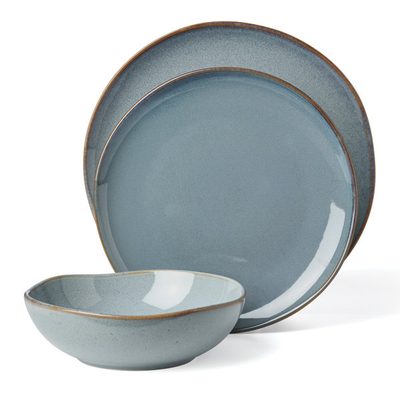 Oneida Organic Shades 12-Piece Dinnerware Set