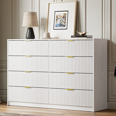8-Drawer Double Dresser, 55"