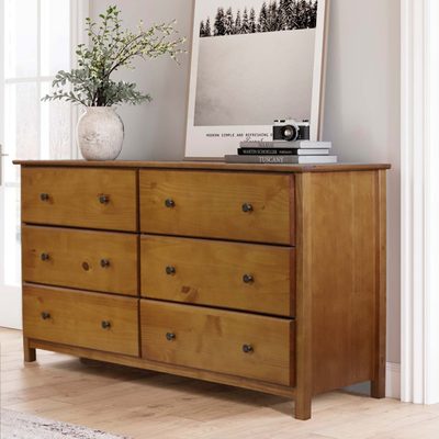Shaker Solid Wood 6-Drawer Dresser