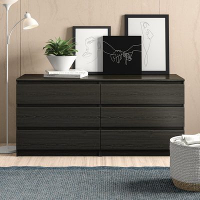 Jada 6-Drawer 60.5" Double Dresser