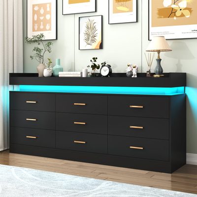Helaina 9-Drawer 63" Dresser