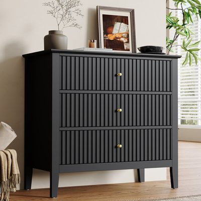 Philomena 3-Drawer 32" Wide Chest of Drawers