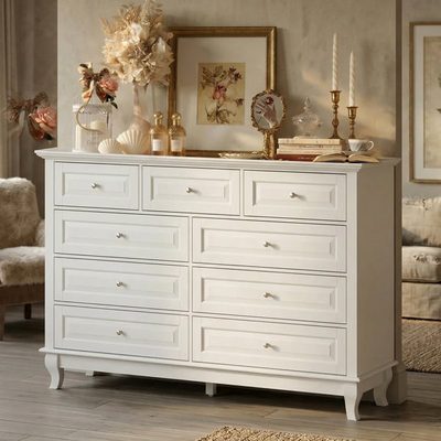 9-Drawer Dresser with Elegant Style
