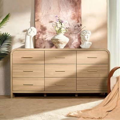 Modern 9-Drawer 63" Dresser