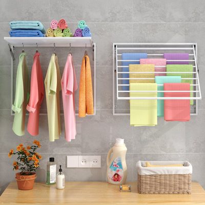 Foldable Wall Mounted Stainless Steel Drying Rack