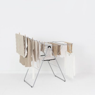 Brabantia HangOn Foldable Drying Rack, 66 Feet
