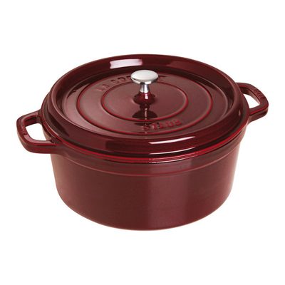 Staub Cast Iron Round Dutch Oven, Made in France
