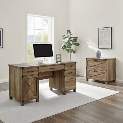 Nguyen 4-Drawer Rectangular Office Set