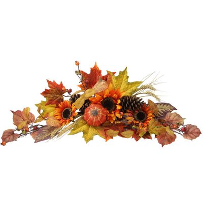 Faux Festive Harvest Swag