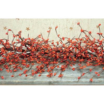 48" Pumpkin Pip Berry Garland