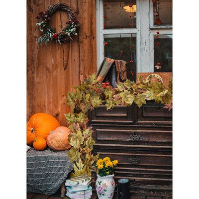 5' Fall Maple Leaf Garland
