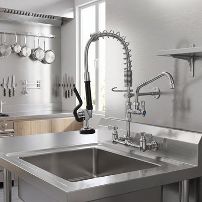 iVIGA Commercial Kitchen Faucet with Pre-Rinse Sprayer