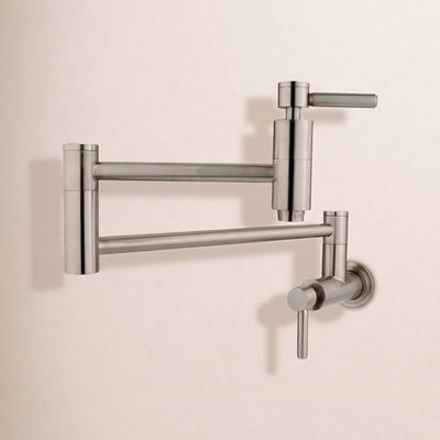 Kingston Brass Concord Two-Handle Wall Mount Pot Filler