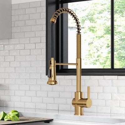 KRAUS Britt Commercial Style Pull Down Kitchen Faucet