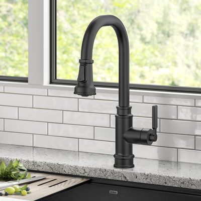 KRAUS Allyn Transitional Industrial Pull-Down Kitchen Faucet