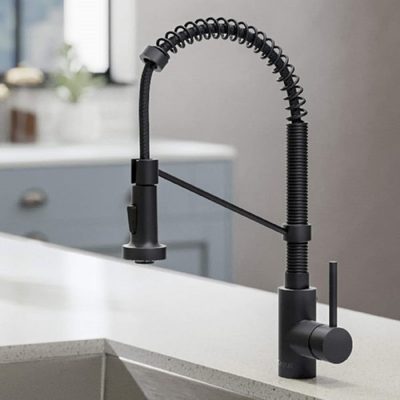 KRAUS Bolden Commercial-Style Kitchen Faucet with Soap Dispenser
