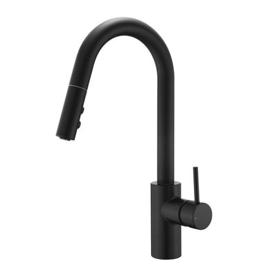 Euro Collection High-Arc Single Handle Pull-Down Kitchen Faucet