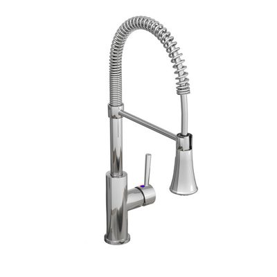 Euro Collection High-Arc Single Handle Pull-Down Spring Spout Kitchen Faucet