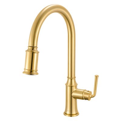 Ruvati Simoni Traditional Gooseneck Pull-Down Kitchen Faucet