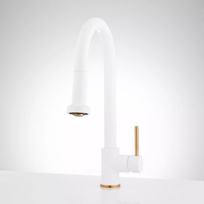 Signature Hardware Ridgeway Single Handle Pull-Down Kitchen Faucet