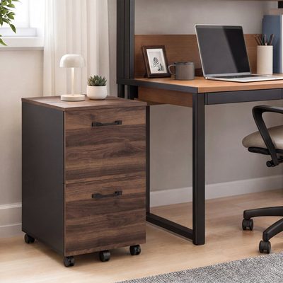Cambrie 16.7" 2-Drawer Mobile Vertical File Cabinet