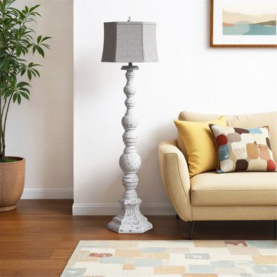 Mctaggart 66" Distressed Traditional Floor Lamp