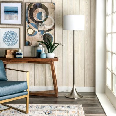 Brayana 64" Silver Traditional Floor Lamp