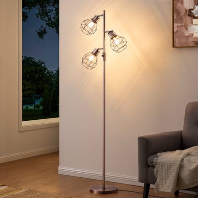 Rasch 65" Tree Floor Lamp with Dimmable Bulbs