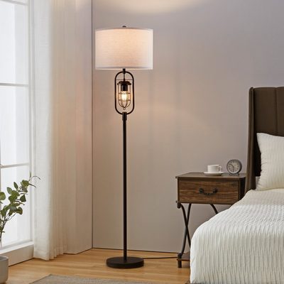 Ventana 62.5" Bronzed Traditional Floor Lamp
