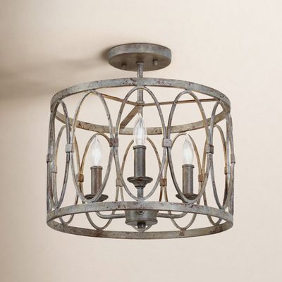 Alverstone 3-Light Semi Flush Mount