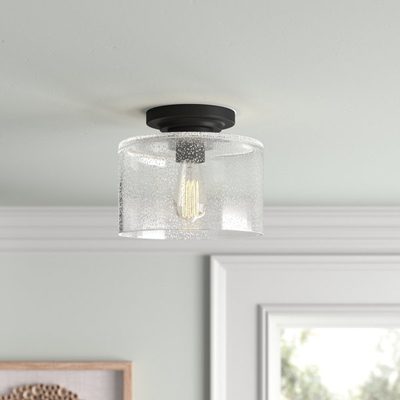 Klarice 10" Glass Semi Flush Mount