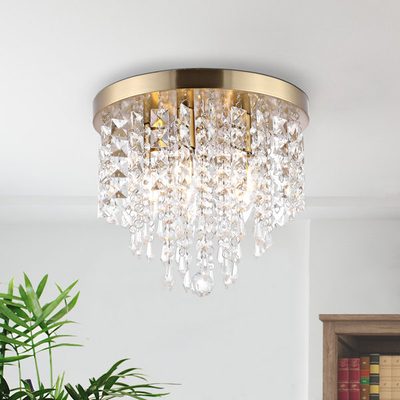 Salley 5-Light 11" Crystal Flush Mount