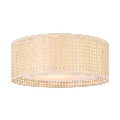 Vesperina 15.75" Rattan Flush Mount