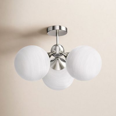 Lio 21" 3-Light Dimmable Semi Flush Mount
