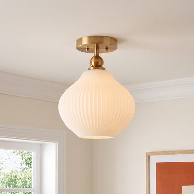 Jonny 1-Light Dimmable Semi Flush Mount