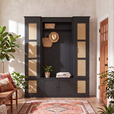 Farmhouse 4-in-1 Hall Tree with Storage Bench