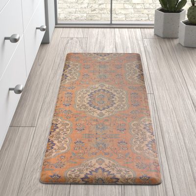 Caulkins Bohemian Floral Anti-Fatigue Kitchen Mat