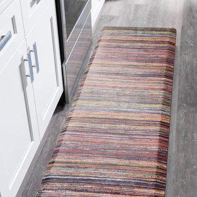 Ogrady Modern Striped Anti-Fatigue Kitchen Mat