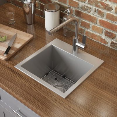 Ruvati Drop-In Topmount Bar Prep Sink
