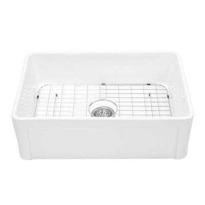 Sand & Stable Edgware 30" Single Bowl Fireclay Farmhouse Sink